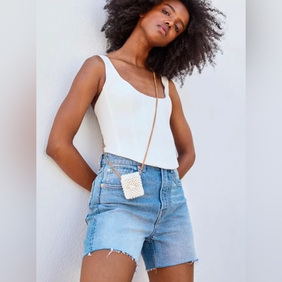 Brock Collection X H&M Denim Shorts - Picture 1 of 6